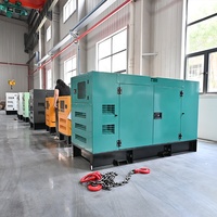 Alternateur de centrales électriques 220v 10kw 20kva 25kva 50kVA Générateur diesel portable super silencieux avec pour tension 30kw 380v à faible bruit
