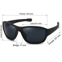 Lunettes de soleil pour hommes, lunettes de soleil de sport, de voyage et de loisirs, style classique et moderne.