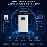 Batterie au lithium 51,2 V 314 Ah 32 kW en stock UE, batterie LiFePO4 48 V 200 Ah 400 Ah 10 kWh 16 kWh, batterie solaire de stockage d'énergie 20 kWh