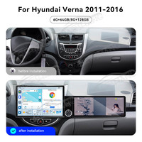 Pantalla Táctil Android Baoshang 13.1+12.3 para Hyundai Verna 2011-2016, Reproductor de Video, Radio, GPS, Navegación, Conexión Plug & Play