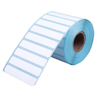 Rollo de Etiquetas Térmicas Adhesivas de Alta Calidad, Certificadas ISO9001, Resistentes al Agua, para Transferencia de Códigos de Barras en Supermercados y Tiendas de Comestibles