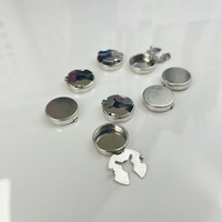 15mm 17.5mm 20mm Galvanisé Cooper Bouton Coupe Tortue Boucle Bouton Personnalisé Bouton De Manchette