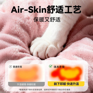 Pet <b>Bed</b> Cartoon Design Thickening Warm For Cat Indoor Four Seasons Use - Product Image 5