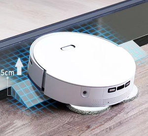 Hotel Home Use Fully Automatic Robot Vacuum Cleaner Self-Cleaning Feature Wet Dry Cleaning Water Supply Drainage Dust <b>Plastic</b> EU - Product Image 1