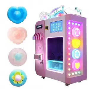 Custom Sticker Retail Store Cotton Candy Vending Machine Newest Grain Product Machinery Equipment For Sale