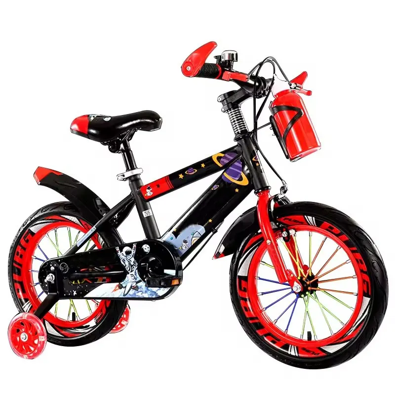 Para meninos e meninas de 3 a 12 anos, a bicicleta infantil de 14 a 18 "tem função de elevação ajustável