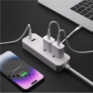 Multipresa da Viaggio Approvata per Navi da Crociera, Senza Protezione da Sovratensione, con 2 Prese e 2 Porte USB, Cavo di Prolunga Compatto da Scrivania, Spina USA - Product Image 6