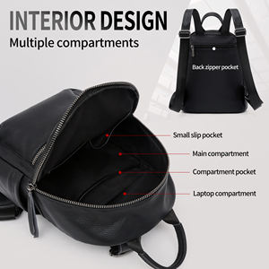 <span class=keywords><strong>Mochila</strong></span> de Diseño de Lujo, Versátil, Ligera, Resistente al Agua, de Cuero Vacuno Genuino de Primera Calidad, Mini <span class=keywords><strong>Mochila</strong></span> Bonita - Product Image 6
