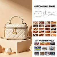 Échantillon Gratuit Sacs à Main Femme Personnalisés avec Logo Sacs Bandoulière de Luxe en Cuir PU pour Dames Sacs à Main Élégants et Tendance
