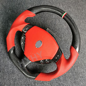 Volant en fibre de carbone de voiture personnalisé HXHY pour <span class=keywords><strong>Maserati</strong></span> Ghibli Levante Quattroporte Granturismo GT Sport compétitif - Product Image 1