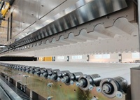 Four de trempage continu pour verre courbé FC-LXWG, pour vitres latérales de véhicules utilitaires, contrôlé par PLC, haute précision, machine automobile
