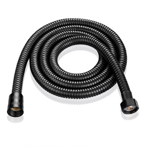 LIRLEE, venta al por mayor, manguera <span class=keywords><strong>de</strong></span> cabezal <span class=keywords><strong>de</strong></span> <span class=keywords><strong>ducha</strong></span> <span class=keywords><strong>de</strong></span> mano <span class=keywords><strong>de</strong></span> acero inoxidable, mangueras flexibles negras mate para baño, manguera <span class=keywords><strong>de</strong></span> <span class=keywords><strong>ducha</strong></span> negra - Product Image 2