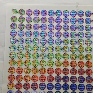 Tem bảo hành laptop tùy chỉnh chất liệu PET, in logo hologram giả lập, tem bảo mật phản quang vinyl - Product Image 4