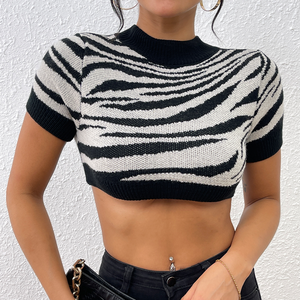 Maglione da <span class=keywords><strong>donna</strong></span> coreano lavorato a maglia lavorato a maglia con camicetta morbida <span class=keywords><strong>Bolero</strong></span> abbigliamento estivo personalizzato - Product Image 4