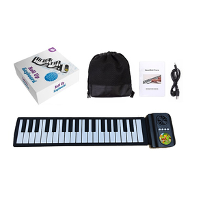 Piano numérique portable 37 touches en silicone pour enfants, pliable, électronique, jouet musical, vente en gros d'usine - Product Image 4