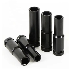 10st Zwarte Lange Stijl Zeshoekige Dopsleutel Set 8-24Mm Elektrische Sleutel Gereedschap Oem Aanpasbare Auto Reparatie Gereedschap Doos - Product Image 5