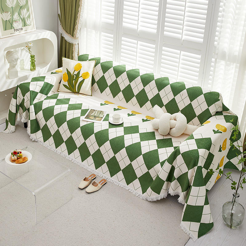 British Lattice Mint Green