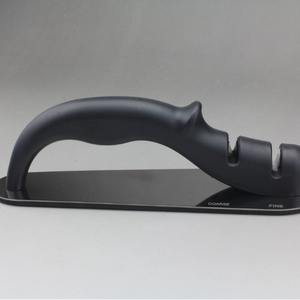 Aiguiseur de couteaux en acier inoxydable avec plaque de base, outil d'affûtage manuel multi-grains pour la cuisine - Product Image 3