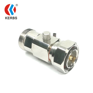 Kerbs Din Head Surge Protector 10kA 0-3G Frequency <b>Range</b> Copper Material For Antenna Feeder Protection - Product Image 1