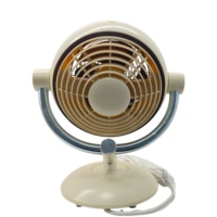 Ventilateur de bureau classique à 3 vitesses tête métallique inclinable réglable Style vintage Mini ventilateur de table prise américaine espagnol pour la maison bureau utilisation en extérieur