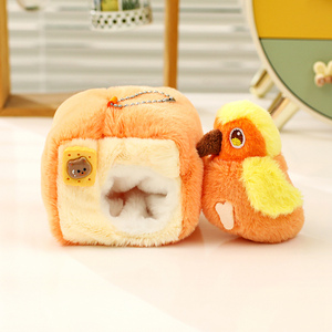 Mềm mini chim thú nhồi bông Đồ chơi chim sẻ Vẹt Chim cánh cụt Toucan phim hoạt hình chim yến đồ chơi sang trọng Dodo Keychain nhồi bông búp bê - Product Image 3