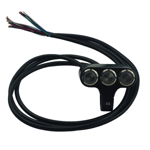 YHMOTO <b>Control</b> Switch Schalter for Universal ATV UTV Motorcycle E Bike 3 Buttons Headlight Fog Horn - Product Image 4