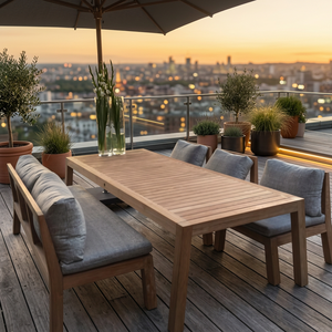Vietnam Origin Modern Design <b>Garden</b> <b>Set</b> Rattan Aluminum Outdoor Furniture Waterproof 3 Years Warranty - Product Image 1