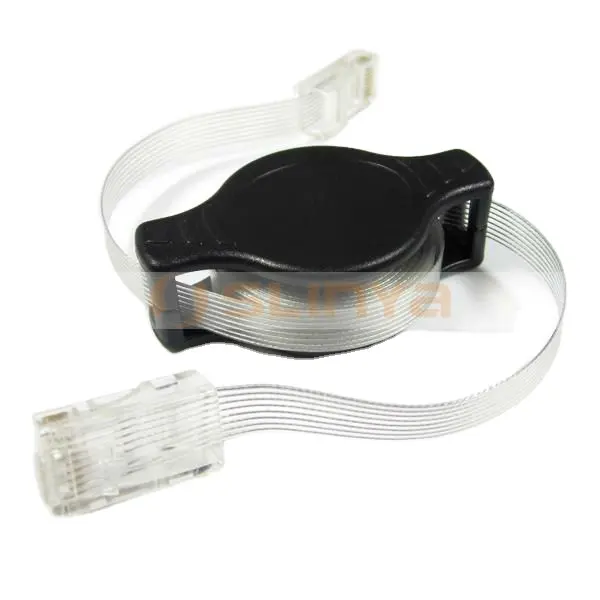 Computer RJ45 Connector Accessories 1.5m Retractable Network Cable