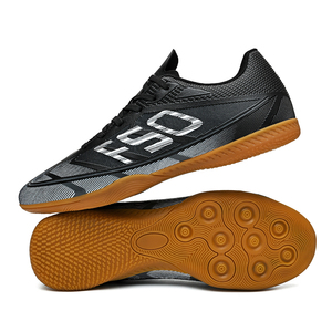 Chaussures de <span class=keywords><strong>futsal</strong></span> d'intérieur unisexes à lacets basses, chaussures de sport d'entraînement antidérapantes de printemps, tige en PU, semelle intermédiaire/extérieure en caoutchouc disponible - Product Image 5