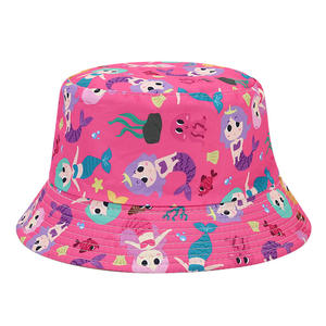 Enfants printemps été décontracté imprimé bambin <span class=keywords><strong>Bob</strong></span> <span class=keywords><strong>Chapeau</strong></span> plage soleil enfants enfants bébé seau <span class=keywords><strong>chapeau</strong></span> casquettes - Product Image 2
