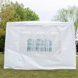 Yiwu مصنع بيع pe حديقة سرادق مظلة حزب خيمة 3x3m 10x10 طباعة مخصصة شرفة 10x30