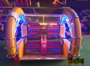 Balançoire intérieure à rotation de 360 degrés en fibre de verre et en métal Happy Leswing Car Ride Autres produits de parc d'attractions au terrain de jeu - Product Image 3