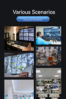 Sistema de Monitoreo de Seguridad Interior 43, Grabador de Video Digital Móvil, Monitor LCD de Pared con Animación para Restaurantes y Aeropuertos