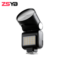 Flash professionnel pour appareil photo reflex numérique à fixation griffe porte-accessoire, température de couleur réglable, éclairage d'appoint pour photographie extérieure