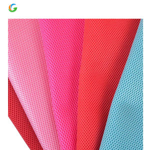 <span class=keywords><strong>Tissu</strong></span> en maille hexagonale 3D en polyester 100% doré - Product Image 2