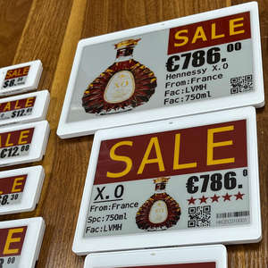 Etiqueta Electrónica Digital Inalámbrica de 7.5 Pulgadas para Estantes de Almacenes, Accesorios de Calidad para Sistemas de Estanterías ESL - Product Image 1