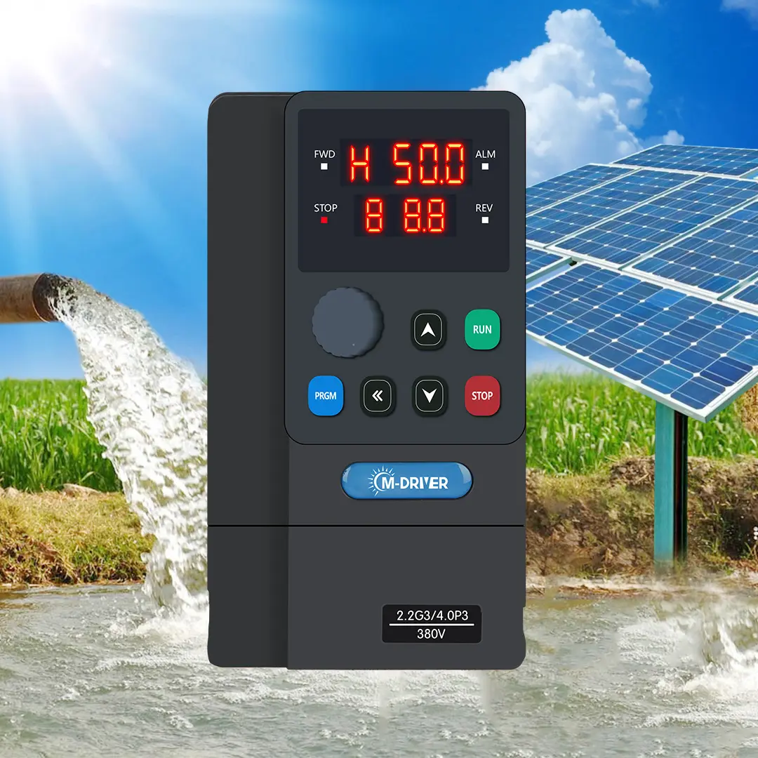 2.2kw 3hp 태양 물 펌프 인버터 220 볼트 ac 또는 150 볼트-400 볼트 DC 입력
