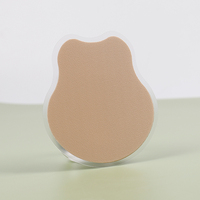 XR080 Cache-tétons adhésifs invisibles pour femme, lavables et réutilisables, effet push-up sans couture, avec oreilles de lapin et support de rangement