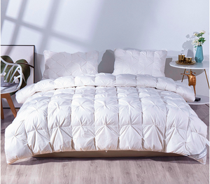Colcha de algodón 100% con relleno de plumas, colcha de plumón de ganso blanco <span class=keywords><strong>90</strong></span>, personalizada, para el hogar y el Hotel - Product Image 3