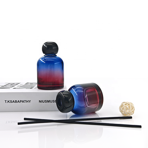 Rỗng 100Ml Chai Mới Màu Xanh Vòng Vai Thủy Tinh <span class=keywords><strong>Reed</strong></span> Khuếch Tán Chai Với Vít Bóng Cap - Product Image 4