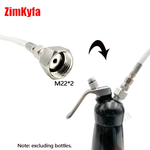 Adaptateur fileté M11*1 pour bouteille de crème fouettée de 580g, moulin à crème, adaptateur de pot à crème fileté M22 pour crème fouettée - Product Image 5