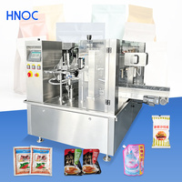 HNOC Doypack zakjes met uitgietmondje, vormvul- en verzegelmachine voor 400g fruitpuree