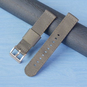 Correa de <span class=keywords><strong>Reloj</strong></span> Jettda Charm de 20 mm y 22 mm, Color Personalizado Disponible, Nueva Correa de Nailon con Patrón de Sarga Tejida - Product Image 3