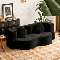 Vente chaude : Canapé-lit pliable compressé en mousse pure BTCS014 avec oreillers pour la maison ou l'appartement, exporté dans plus de 50 pays