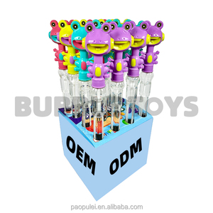 Giocattoli all'aperto per bambini di alta qualità cartone animato bolla bacchetta PVC animato bolla acqua serie 47 episodi - Product Image 3