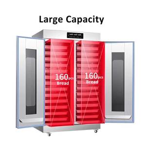 Acero inoxidable 32 bandejas equipo eléctrico de panadería máquina de masa pan retardador <span class=keywords><strong>Proofer</strong></span> para panadería - Product Image 3