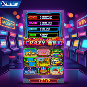 CRAZY WILD VERTICAL V2 Single Screen Arcade Game PCB Board English Version for Coin Operated <b>Amusement</b> <b>Machine</b> FRO Brand Taiwan - Product Image 3