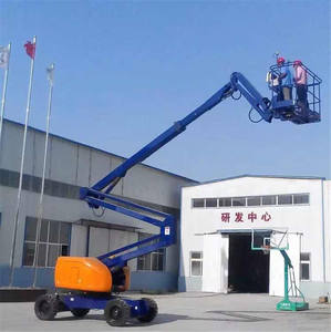 Cfmmg 6m-22m हाइड्रोलिक ट्रेलर टेलीस्कोपिक स्डर टॉबल बूम लिफ्ट हवाई कार्य मंच बिक्री के लिए - Product Image 2