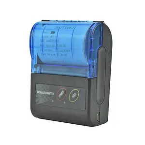 Portable 2inch 58mm Mini Mobile Blue -- tooth Wireless Thermal Receipt Printer