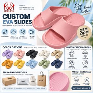 Sandales tendance en EVA à semelle épaisse, couleurs personnalisées, plateforme souple, décontractées, pour la plage, vente en gros - Product Image 5